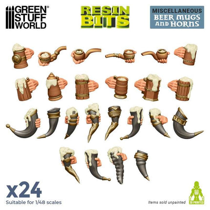 3D Print - Miscellaneous - Beer Mugs & Horns