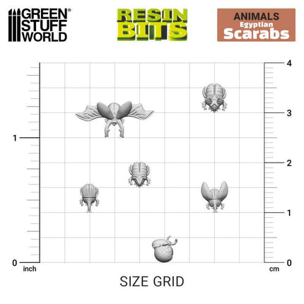 3D print sets Egyptian Scarabs