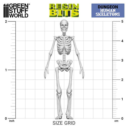 3D Print - Dungeon - Human Skeletons 1:35