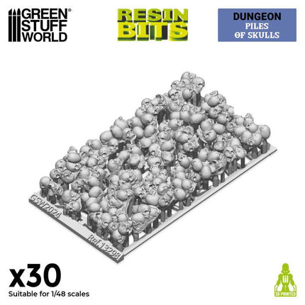 3D Print - Dungeon - Piles of Skulls