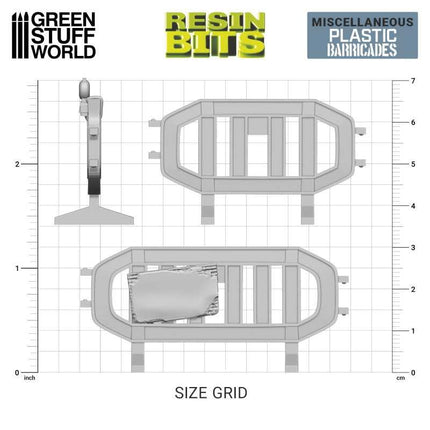 3D printed set - Plastic Barricades