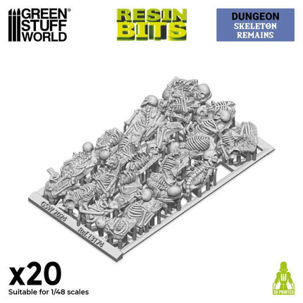 3D Print - Dungeon - Skeleton Remains