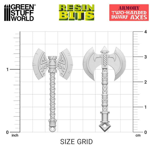 3D Print - Armory - Two Handed Dwarf Axes