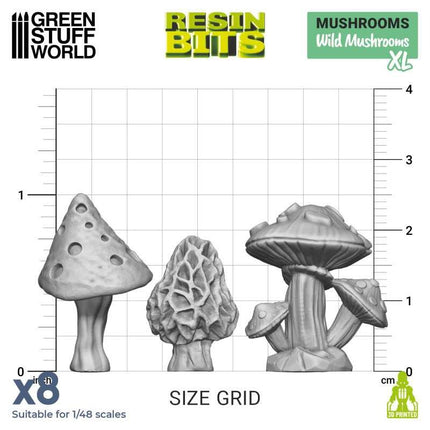 3D print sets Wild Mushrooms XL