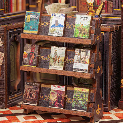 DIY Book Nook Owl Bookstore