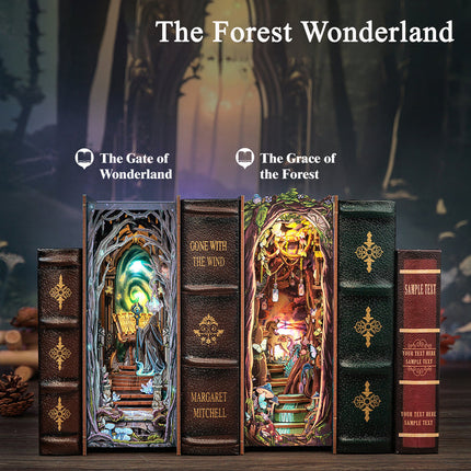 Book Nook DIY The Grace of the Forest Wonderland