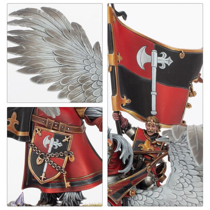 Kingdom of Bretonnia Battle Standard on Royal Pegasus