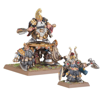 Dwarf Lords with Shieldbearers Dwarfen Mountain Holds