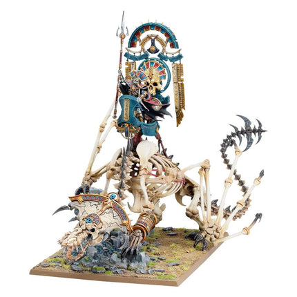 Tomb King/Liche Priest on Necrolith Bone Dragon