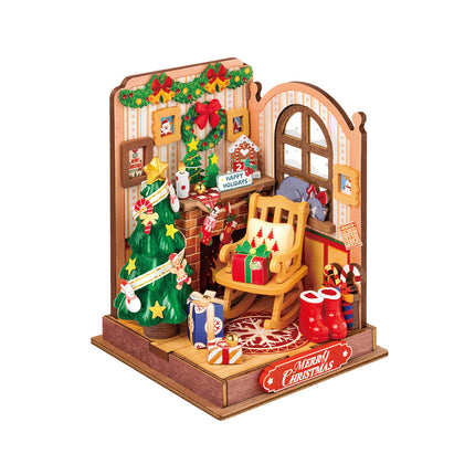 Miniature Christmas House - Fireplace