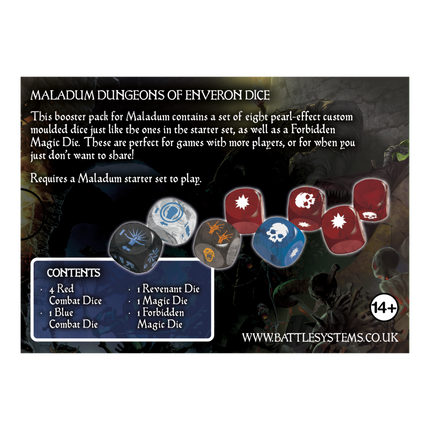 Maladum Dungeon of Enveron Dice