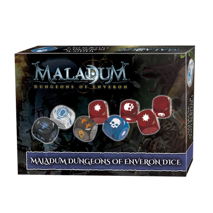 Maladum Dungeon of Enveron Dice