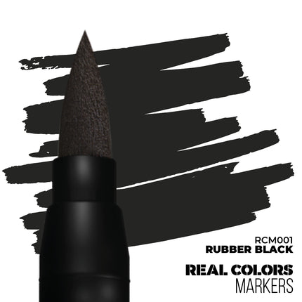 Real Color Markers Rubber Black