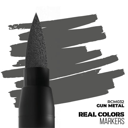 Real Color Markers Gun Metal