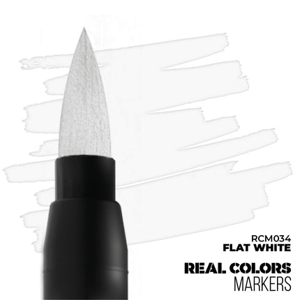 Real Color Markers Flat White