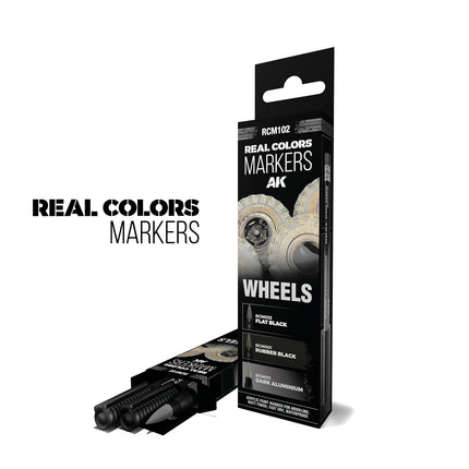 Wheels – Real Color Markers Set