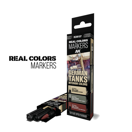 German Tanks Interior – Real Color Markers Set