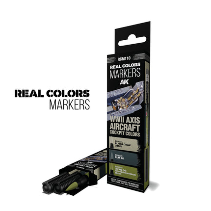 WWII Axis Aircraft Cockpit – Real Color Markers Set