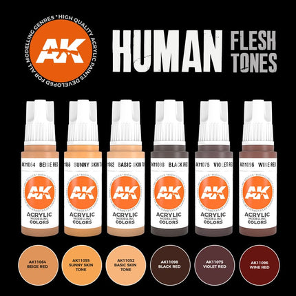 Human Flesh Tones Set