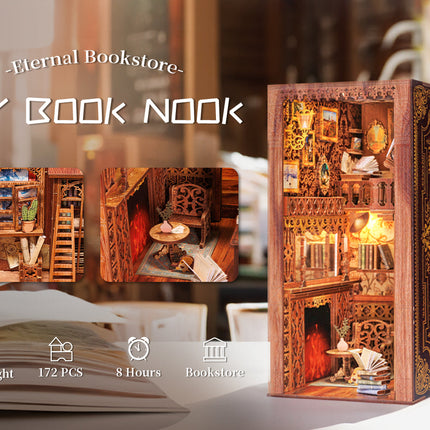 DIY Book Nook Eternal Bookstore