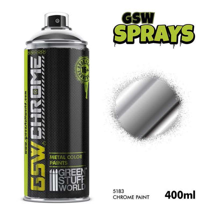 Chrome Spray Paint 400ml - Mirror Spray paint