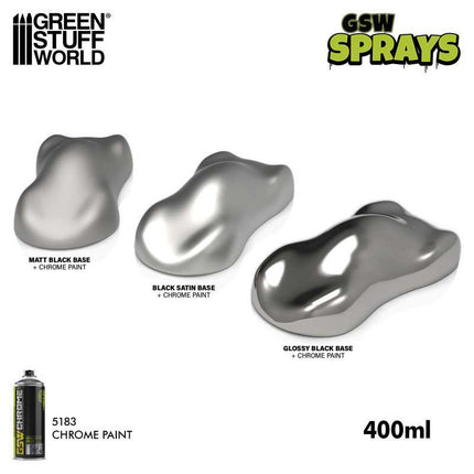 Chrome Spray Paint 400ml - Mirror Spray paint