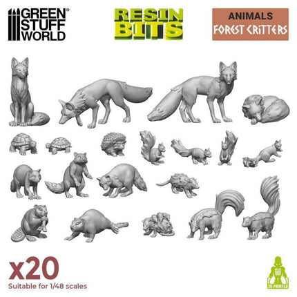 3D print sets Forest Animals