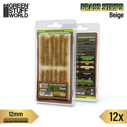 Grass Strips 12 mm - Beige