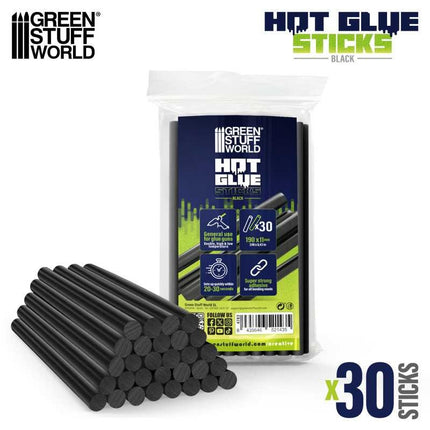 Hot Glue Gun sticks black 11mm