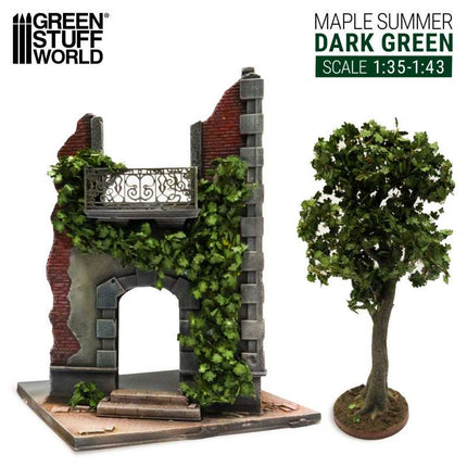 Ivy Foliage Maple Summer Dark Green 1:35-1:43