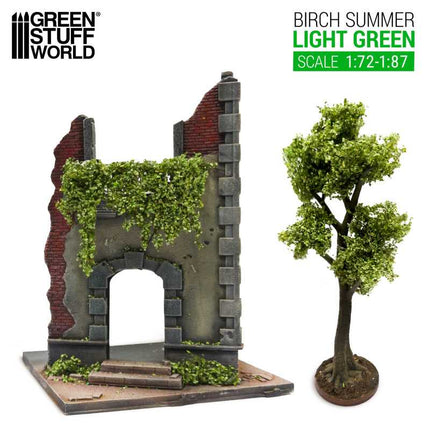 Ivy Foliage Birch Summer Light Green 1:72-1:87