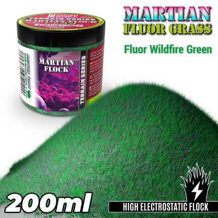 Martian grass flock Wildfire Green 4-6mm 200ml