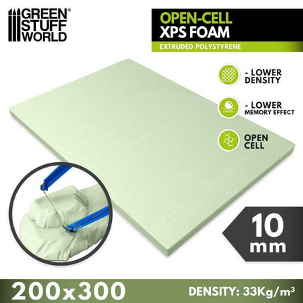 Open cell XPS foam 10mm