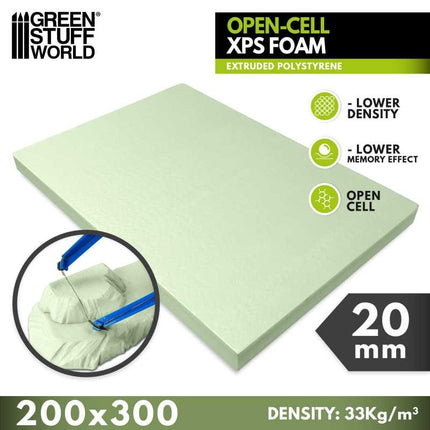 Open cell XPS foam 20mm