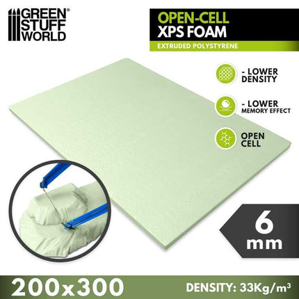 Open cell XPS foam 6mm