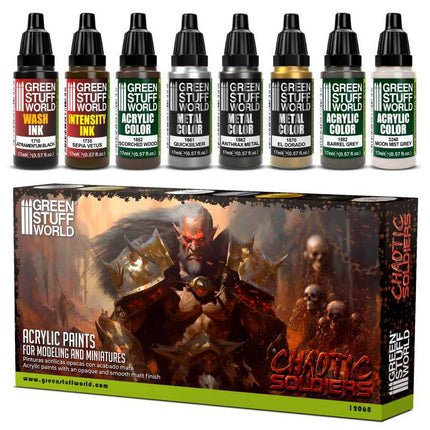 Paint set - Chaotic Soldiers (box of 8)