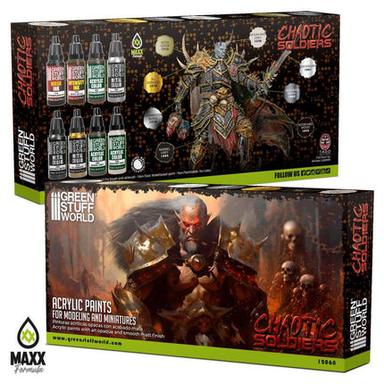 Paint set - Chaotic Soldiers (box of 8)