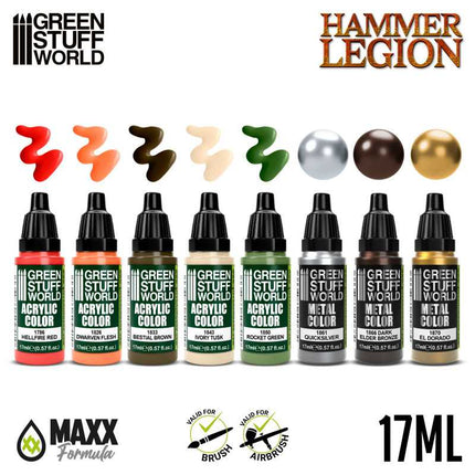 Paint set - Hammer Legion (box of 8)