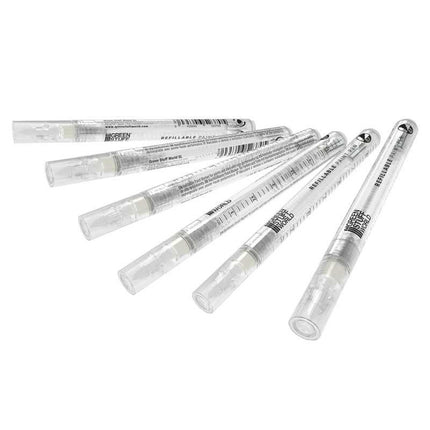 Refillable markers - 0.5mm (pack x6)