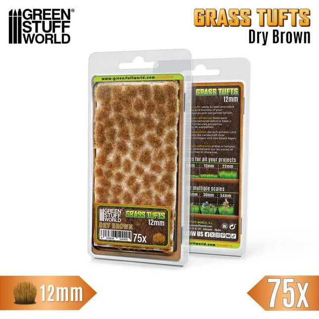 Grass Tufts XXL 12mm Dry Brown