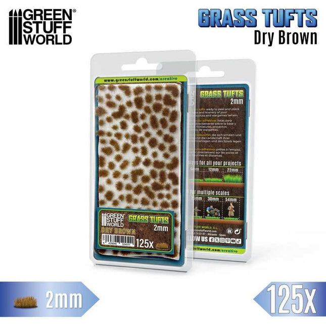 Grass Tufts XXL 2mm Dry Brown