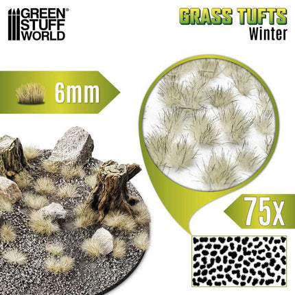 Grass Tufts XXL 6mm Winter