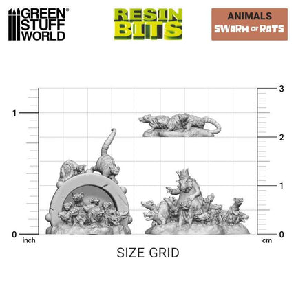 3D print sets Swarm of Rats